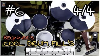 EASY DRUM FILLS  ROLL LESSON 6  Beginners Roll lesson  DRUM TRAINING  Drum Fill Tutorial [upl. by Stephana]