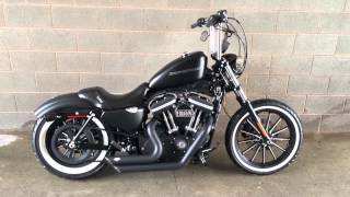 2009 Harley Davidson Sportster Iron 883 Bobber [upl. by Schilt672]