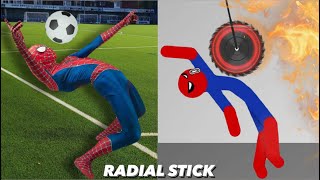 Best Falls  Stickman Dismounting compilation of funny moments 20 [upl. by Baecher]