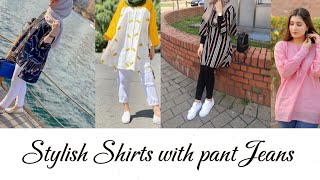 Stylish Shirts with pant JeansWinter collection for shirtslatestideas [upl. by Ahserkal105]