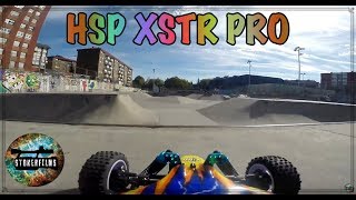 RC BUGGY XSTR PRO speed 4x4 HSP brushless 110 Unboxing  Test 2017 by stonerfilms [upl. by Atinyl]