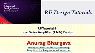 RF Design9 RF LNA Design  Concept to Implementation [upl. by Nilesoj]