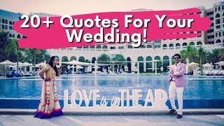 Wedding Quotes  Best Marriage Quotes  WedMeGood [upl. by Aguayo902]