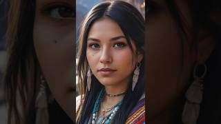 Ai Native American Girls nativeamerican elcondorpasa leorojas trending shorts flute viral ai [upl. by Don]