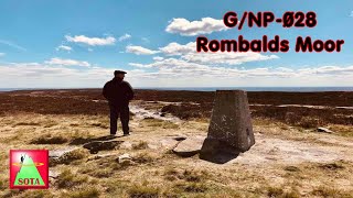 GNP028 Rombalds Moor 40M SSB 20 SSB amp 2M FM SOTA activation [upl. by Dorlisa]