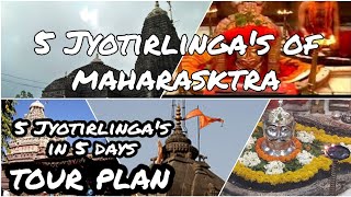 Maharashtra 5 jyotirling tour plan in 5 Days [upl. by Estell381]