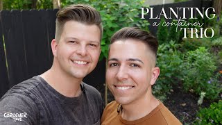 Planting a Container Trio  Gardener in Love [upl. by Tippets]