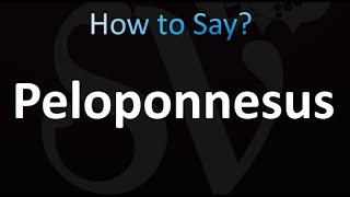 How to Pronounce Peloponnesus correctly [upl. by Airotna]