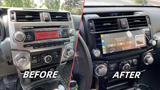 Replace my Toyota 4Runner 20102019 with a new head unit Wireless Apple CarPlay amp Android Auto [upl. by Anaeirb]