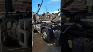 New Daf Hook Loader Skip Truck 2024 class2 daf garbage recycling refusetruck skips shorts [upl. by Aneerhs]