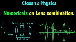 Numericals on combination of lenses sdphysics [upl. by Joelly]