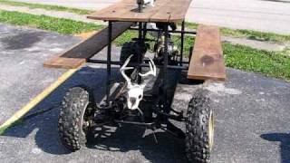 Redneck Engineering  110cc Picnic Table Walk Around [upl. by Niamjneb]