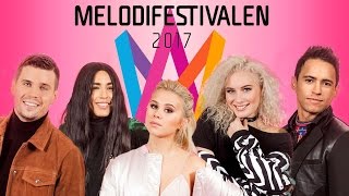 Melodifestivalen 2017  My Top 28 [upl. by Yebot575]