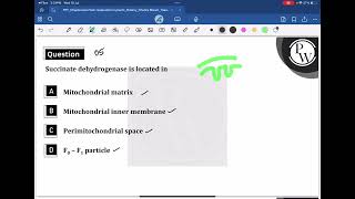 Succinate dehydrogenase is located in [upl. by Stanley]