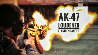 AK47 Flash ENHANCER Muzzle Brake on DRACO AK Pistol [upl. by Oicam]