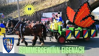 Sommergewinn Eisenach 4k Gut Ei und Kikeriki März 2024 Festumzug Parade [upl. by Pass568]