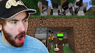 Sapnap Reacts to Minecraft Speedrunner VS 4 Hunters [upl. by Merari]