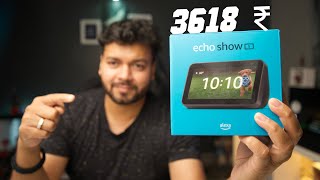 Amazon Echo Show 5 2nd Generation Unboxing amp impression  Smart display for indian home [upl. by Salohcim]