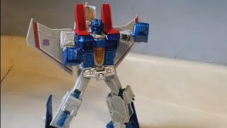 Transformers Custom Marvel G1 Starscream [upl. by Eylsel]