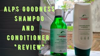 ALPS GOODNESS SHAMPOO AND CONDITIONER REVIEW  Honest Review  careyourself444 [upl. by Notnilk737]