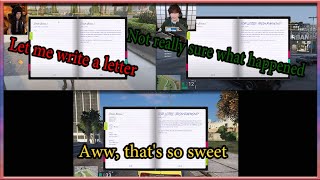 Ray writes letter to Lottie Yuno receives and reads it and gives it to Lottie GTA V RP Nopixel 40 [upl. by Manly424]