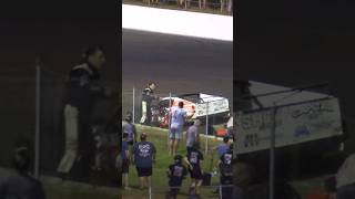 RYAN NEWMAN GETS OUT OF CRASHED RACECAR nascardriver racing crash motorsport northcarolina [upl. by Ahsiket]