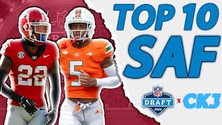 The Top 10 Safeties In The 2024 NFL Draft [upl. by Lipski]