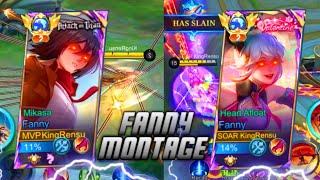 THE MOST SATISFYING FANNY MONTAGE BY KINGRENSU ⚡ RANKED FANNY MONTAGE🔥 MLBB [upl. by Cowden]