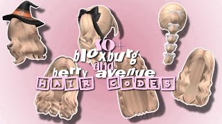 10 Berry And Bloxburg Avenue BLONDE HAIR Codes [upl. by Anitsyrk782]