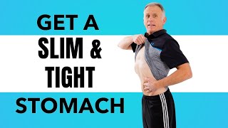 Get Your Stomach Slim amp Tight in 3 Weeks No SitUps or Going to Floor [upl. by Magner]