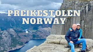 OUR JOURNEY TO PREIKESTOLEN NORWAY 🇳🇴 BREATHTAKING VIEW ON TOP🇳🇴🏔️ [upl. by Rriocard]