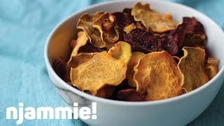 Groentenchips recept  njammie [upl. by Nanci]