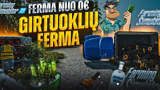 FERMA NUO 0 EURŲ  GIRTUOKLIŲ FERMA  Farming Simulator 22 [upl. by Adnaluoy]