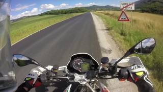 Aprilia Dorsoduro 750r acceleration 0220kmh [upl. by Nue680]