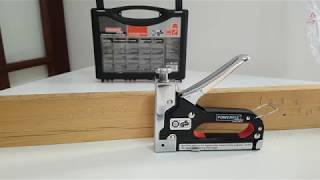 HOW TO USE STAPLER  NAILER [upl. by Yengac401]