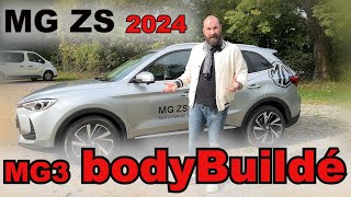 MG ZS hybrid  2024  une MG3 bodybuildée et plus encore [upl. by Ocsecnarf]