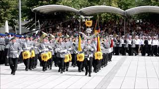 Königgrätzer Marsch  Hohenfriedberger Marsch  Gelöbnis 20 Juli 2019 [upl. by Aikcir227]