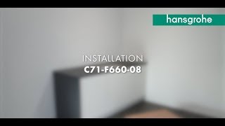 hansgrohe installation video of kitchen sink combinations [upl. by Enelyak53]