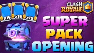 SUPER Pack Opening  On se met bien   Clash Royale FR [upl. by Shanley]