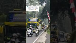 KONVOI BUS PUTERA UTAMA TRIP KAWAH RENGGANIS🤟 viralvideo basuri shorts telolet busmania [upl. by Aoh353]