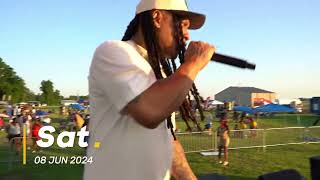 Soulja Rock Ent Wild Yella Lil Polkk Young Show and Lil Uzey Performance at Summer Fest 2024 [upl. by Navert984]