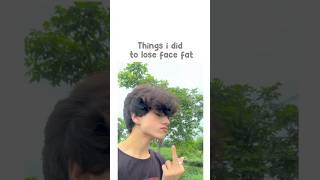 How to lose face fat shorts viral glowup debojitforyou loseweight facefatloss [upl. by Llabmik938]