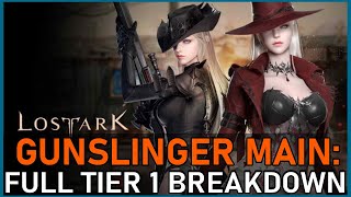 Lost Ark Gunslinger PvE Guide Leveling Build Chaos Build Raid Build Engravings Combat Stats [upl. by Raina730]