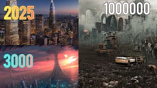 Future of New York City 2025  1000000 Timelapse [upl. by Eannej]