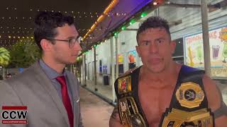 EC3 addresses his match with Cha Cha Charlie and Matt Cardona [upl. by Mansfield]