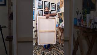 My Oil painting on canvas oilpainting drawing ytshorts 7000767219 [upl. by Ithaman]