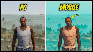 GTA Trilogy Definitive Edition Mobile vs PC  Graphics and Details Comparison [upl. by Tal]