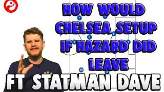 HOW WOULD CHELSEA SETUP IF HAZARD DID LEAVE FT STATMAN DAVE [upl. by Aicatsana]