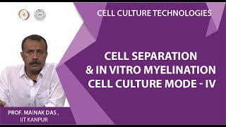 Cell separation amp In vitro myelination cell culture mode  IV [upl. by Aym]