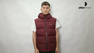 Tommy Hilfiger ESSENTIAL DOWN VEST EXT Μπορντώ DM0DM20465 [upl. by Shriner]